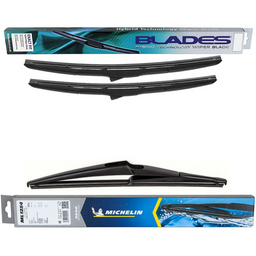 Blades Hybrid & Michelin Rear Screen Wiper - Triple Pack