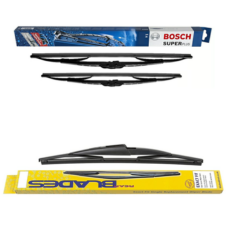 Bosch Super Plus & Blades Rear Screen Wiper - Triple Pack