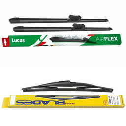 Lucas AIRFLEX DirectFit & Blades Rear Screen Wiper - Triple Pack