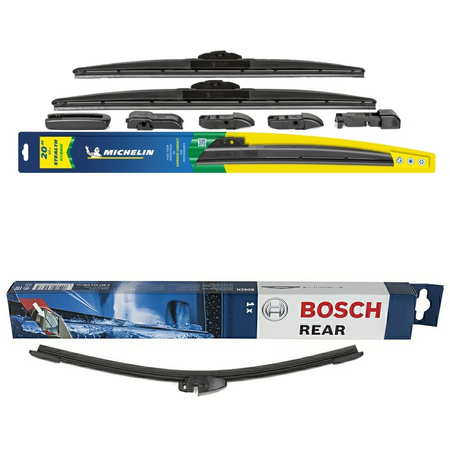 Michelin Stealth & Bosch Rear Screen Wiper A - Triple Pack