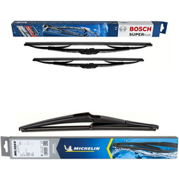 Bosch Super Plus & Michelin Rear Screen Wiper - Triple Pack