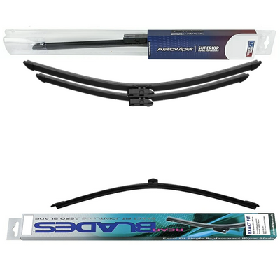 Wiper Blades Aerowiper & Blades Rear Screen Wiper - Triple Pack