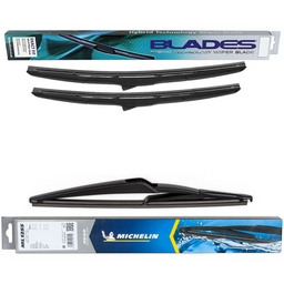 Blades Hybrid & Michelin Rear Screen Wiper - Triple Pack