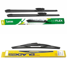 Lucas AIRFLEX DirectFit & Blades Rear Screen Wiper - Triple Pack