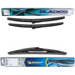 Blades Hybrid & Michelin Rear Screen Wiper - Triple Pack