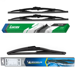 Lucas ECO Blade & Michelin Rear Screen Wiper - Triple Pack