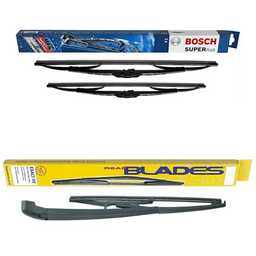 Bosch Super Plus & Blades Rear Screen Wiper - Triple Pack