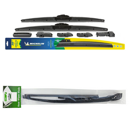 Michelin Stealth & Lucas Rear Wiper Arm & Blade - Triple Pack