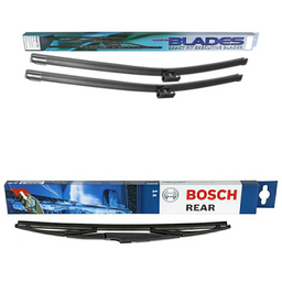 Blades Exact Fit & Bosch Rear Screen Wiper H - Triple Pack