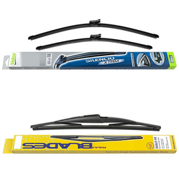 Valeo Silencio X.TRM Flat & Blades Rear Screen Wiper - Triple Pack