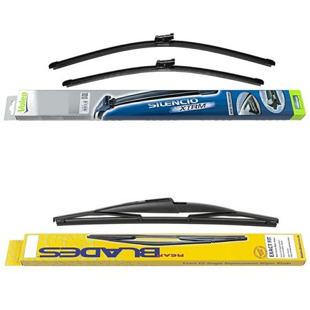 Valeo Silencio X.TRM Flat & Blades Rear Screen Wiper - Triple Pack