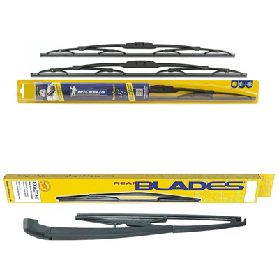 Michelin RainForce & Blades Rear Screen Wiper - Triple Pack