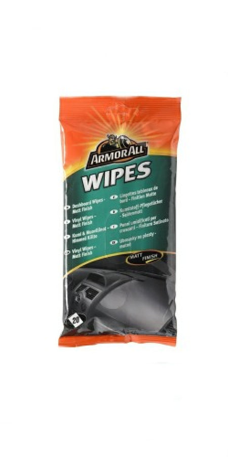 ArmourAll Dashboard Wipes - Matt Finish