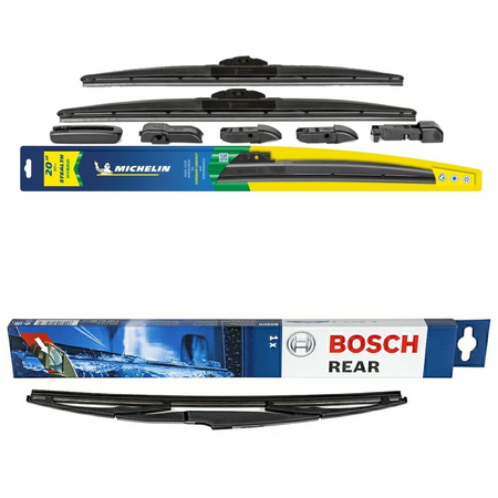 Michelin Stealth & Bosch Rear Screen Wiper H - Triple Pack