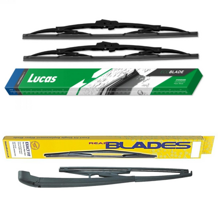 Lucas ECO Blade & Blades Rear Screen Wiper - Triple Pack