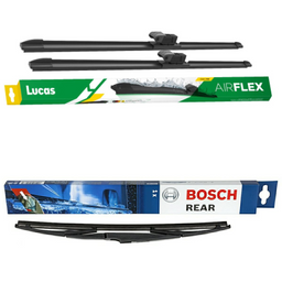 Lucas AIRFLEX DirectFit & Bosch Rear Screen Wiper H - Triple Pack