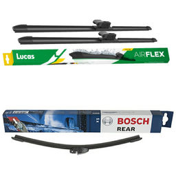 Lucas AIRFLEX DirectFit & Bosch Rear Screen Wiper A - Triple Pack