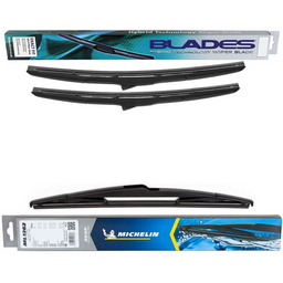 Blades Hybrid & Michelin Rear Screen Wiper - Triple Pack