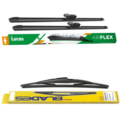 Lucas AIRFLEX DirectFit & Blades Rear Screen Wiper - Triple Pack