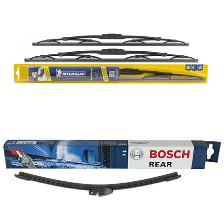 Michelin RainForce & Bosch Rear Screen Wiper A - Triple Pack