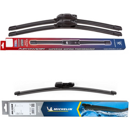 Wiper Blades Aerowiper & Michelin Rear Screen Wiper - Triple Pack