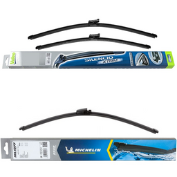 Valeo Silencio X.TRM Flat & Michelin Rear Screen Wiper - Triple Pack