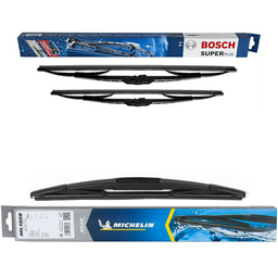 Bosch Super Plus & Michelin Rear Screen Wiper - Triple Pack