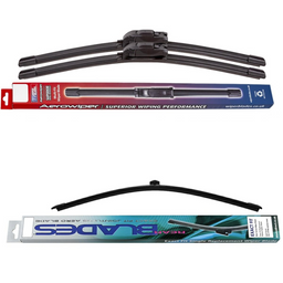 Wiper Blades Aerowiper & Blades Rear Screen Wiper - Triple Pack