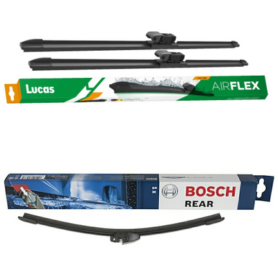 Lucas AIRFLEX DirectFit & Bosch Rear Screen Wiper A - Triple Pack