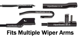 Michelin Stealth & Blades Rear Screen Wiper - Triple Pack